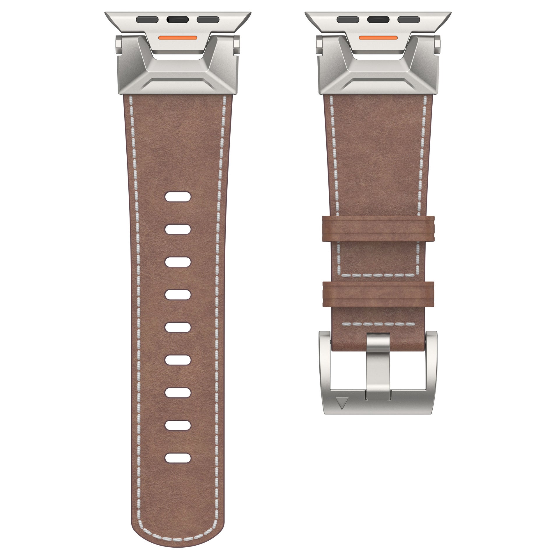 Business Style Functional Belt Watch Band - Business Style Functional Belt Watch Band in Crazy Horse