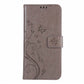 Butterfly Embossed Protective Leather Case Flip Cover Phone Case - Butterfly Embossed Phone Case with Shockproof Design