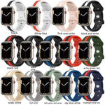 Butterfly Tail Silicone Two-tone Strap - Butterfly Tail Silicone Two-tone Watch Strap Options