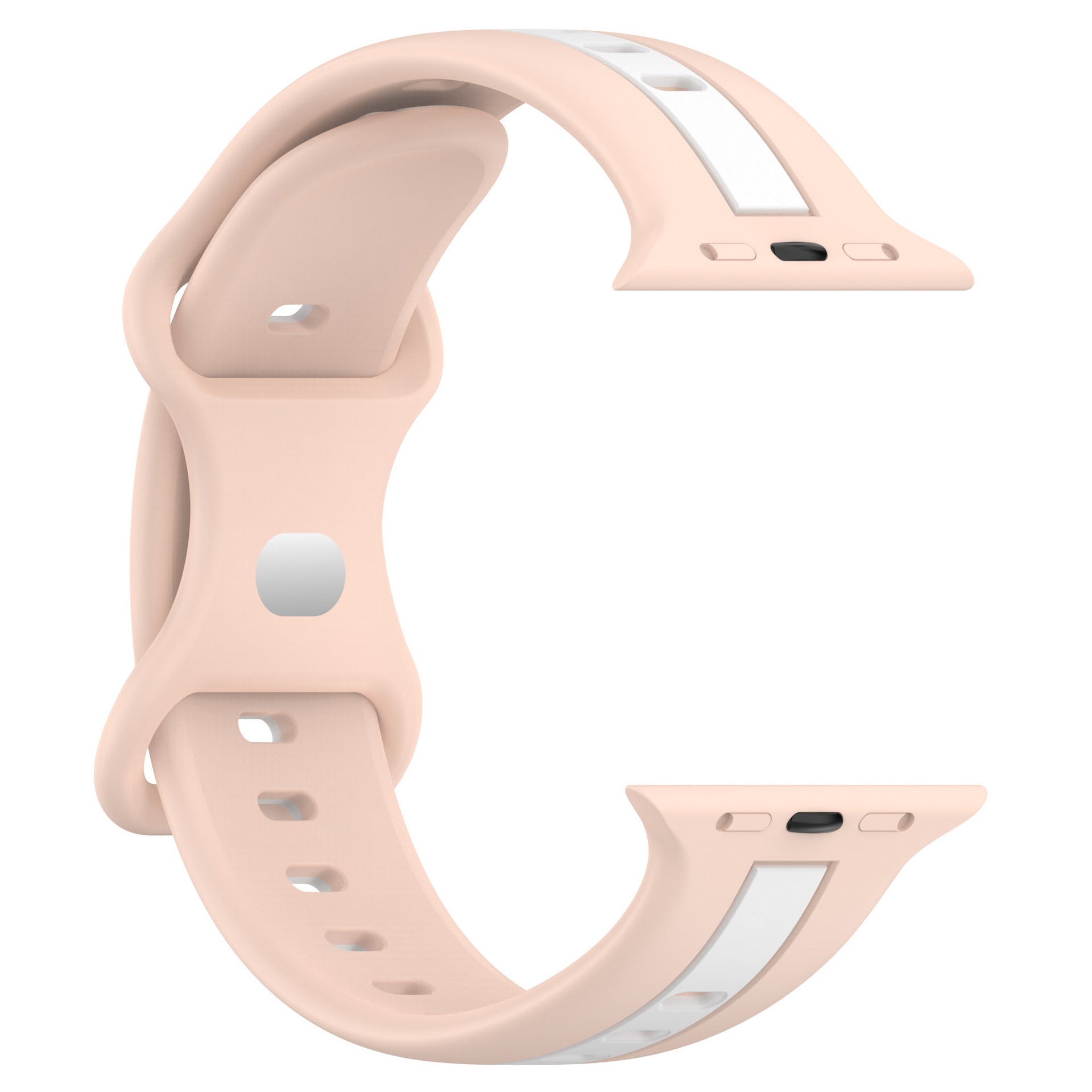 Butterfly Tail Silicone Two-tone Strap - Butterfly Tail Silicone Two-tone Watch Strap Options