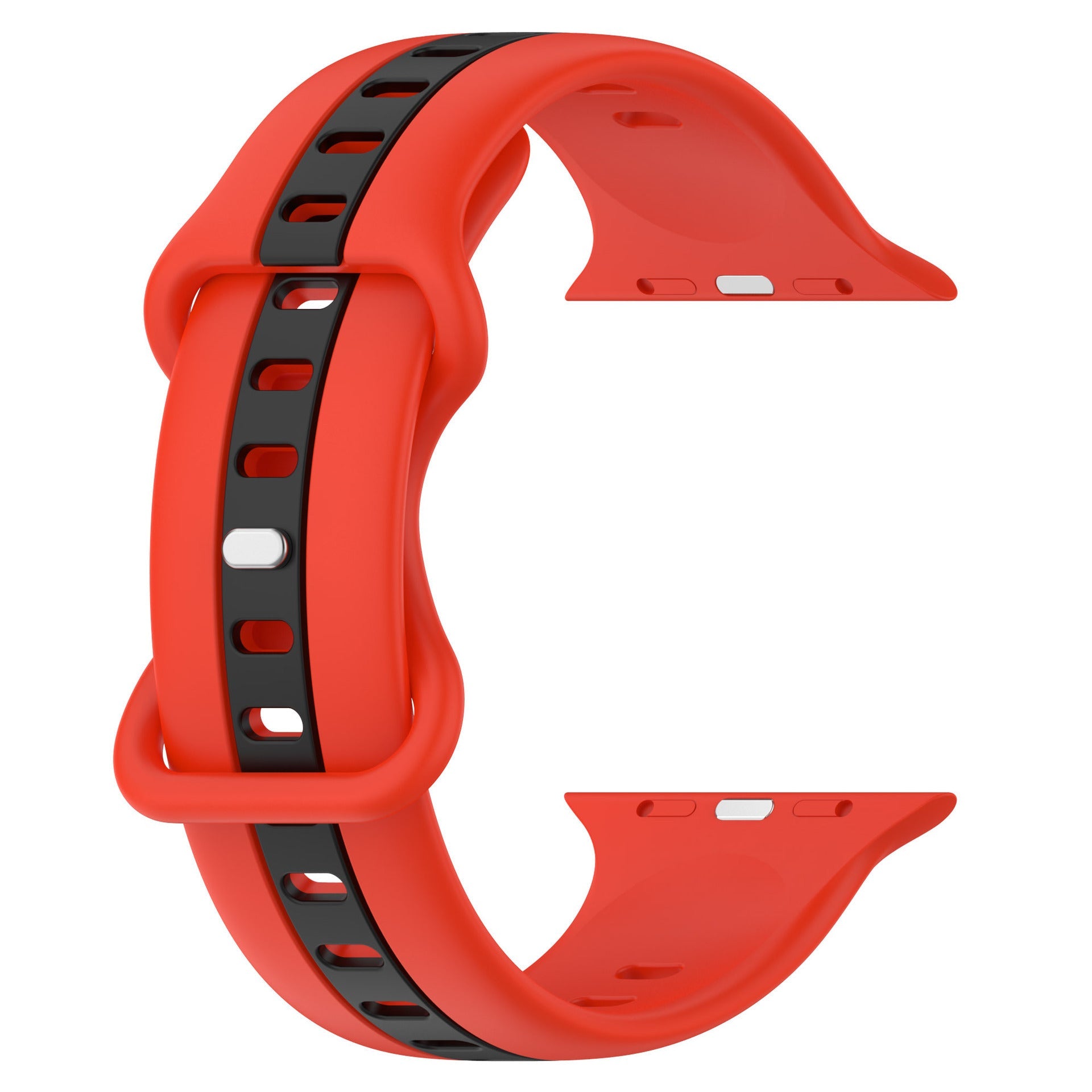 Butterfly Tail Silicone Two-tone Strap - Butterfly Tail Silicone Two-tone Watch Strap Options