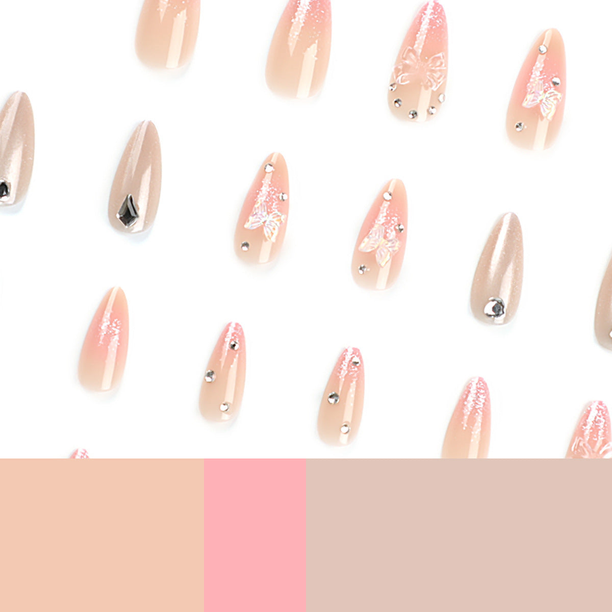 Butterfly Wear Armor Nail Sticker Pack with Adhesive for Durable Jewelry - Buy Stickers butterfly wear armor nail