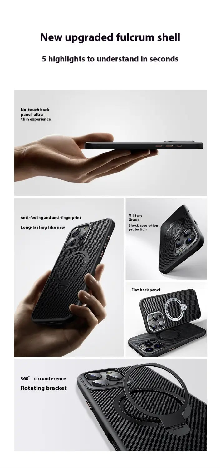 Supporto magnetico per custodia in fibra di carbonio per 16Promax