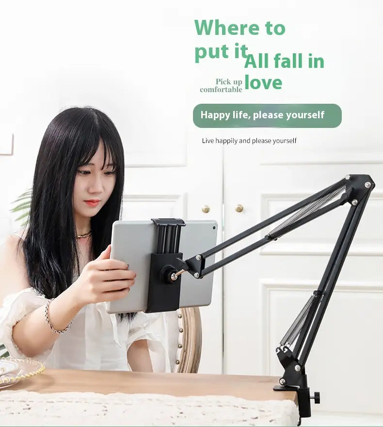 Universal Cantilever Mobile Phone and Tablet Lazy Desktop Mount Bracket