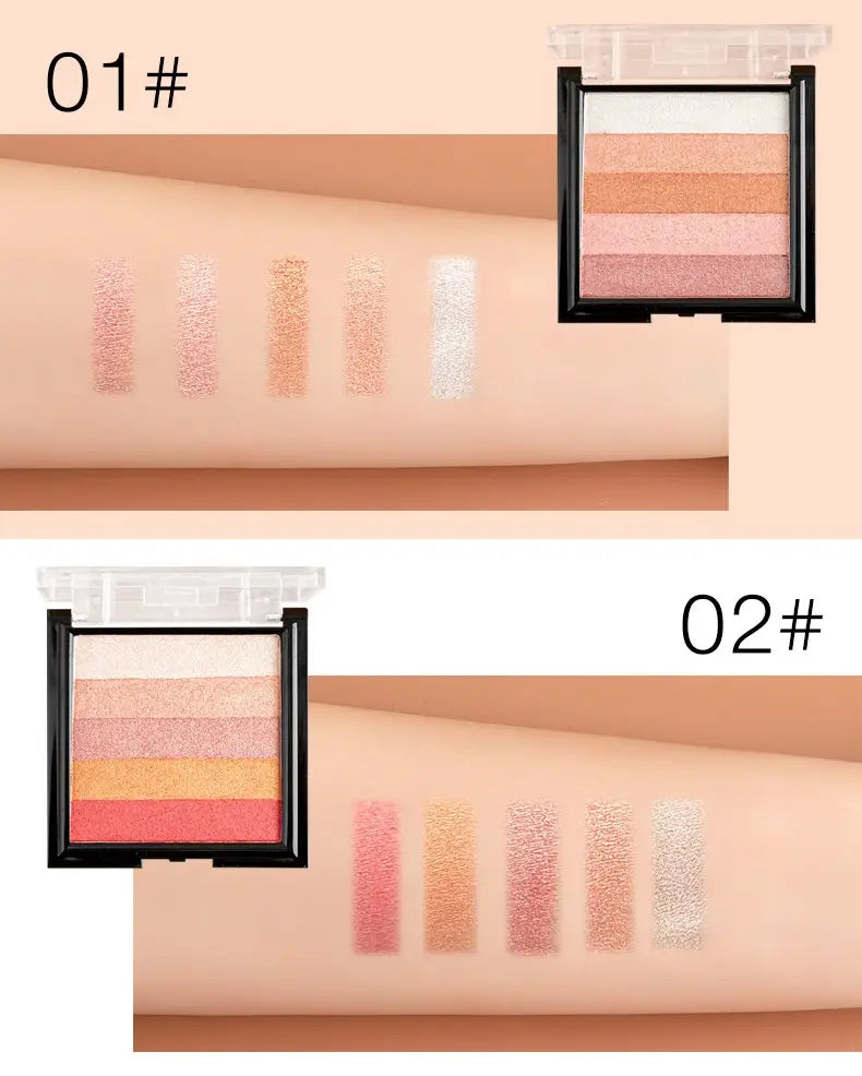 Natural Eye Shadow Plate Six Universal Shades Long Lasting Makeup Palette