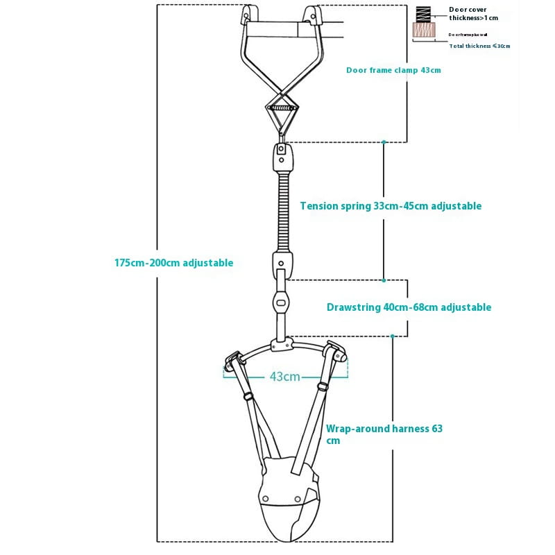 Infant Jump Chair with Sensory Colors for Fitness and Learning in the United States
