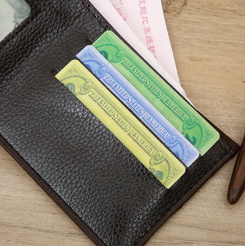 Unisex PU Leather Wallet for Men and Women in Black or Brown CHF CHEF