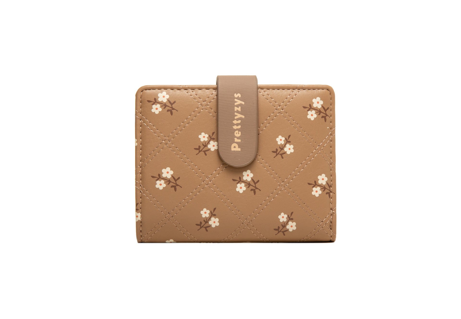 Women’s Soft Printed Buckle Folding Small Wallet Multiple Card Slots Integrated Card Holder - Tiny Wallet Big Style