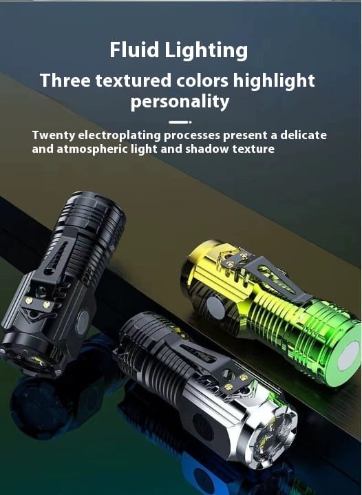 Mini Burst Flashlight Charging Cable with Magnetic and Non-Magnetic Options