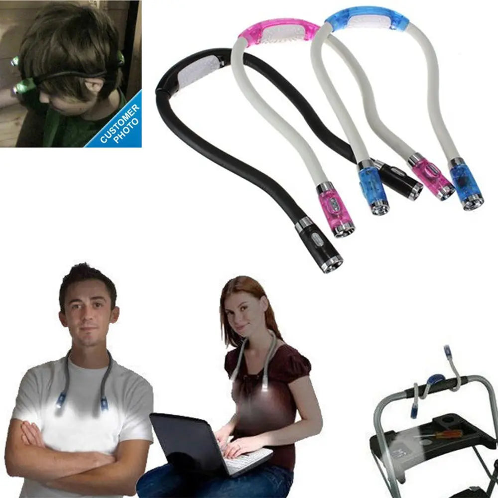Hugging Light Portable Headband LED for Reading and Hands-Free Activities
