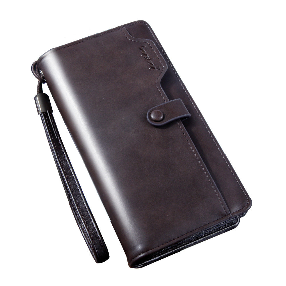 Men’s Clutch Wallet Long Wallet Men - Men’s Leather Wallet: For Your Manly Essentials