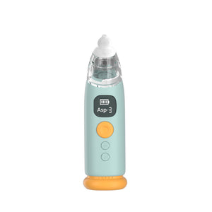 Electric Baby Nasal Aspirator Infants Nose Sucker 3 Suction Levels Low Noise Anti-backflow Nose Cleaner With 3pcs