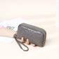 Double Zipper Mobile Phone Baotou Layer Cowhide Ladies - Zip It Good with the Double Zipper Cowhide Purse