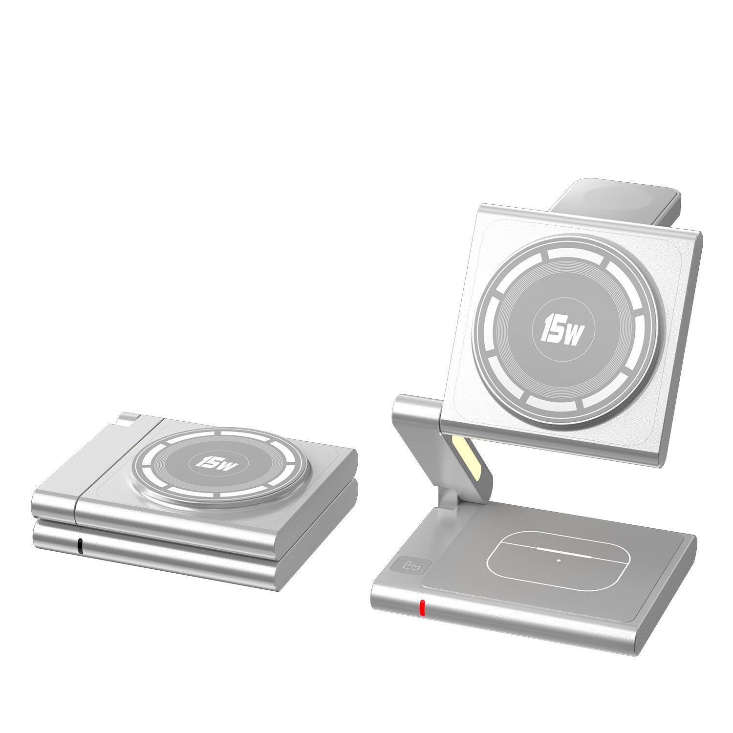 C40 Aluminum Alloy Mobile Phone Earphone Apple Watch Case for United States - Folding Three-in-One Charger Shenanigans