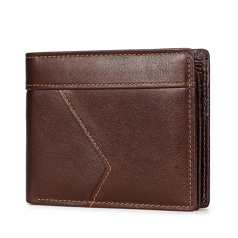 Men’s Leather Wallet in the United States with Durable CHF Finish