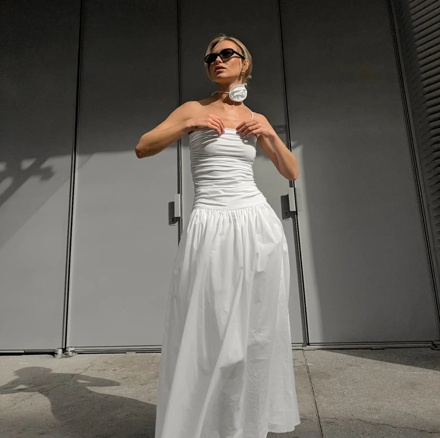 Bán sleeveless íseal umar poileistir coime íseal do mhná samhraidh s m l