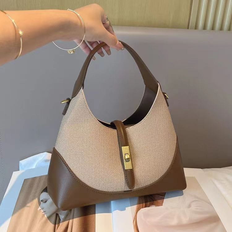 Synthetic Leather Shoulder Messenger Bag for Commute and Hand