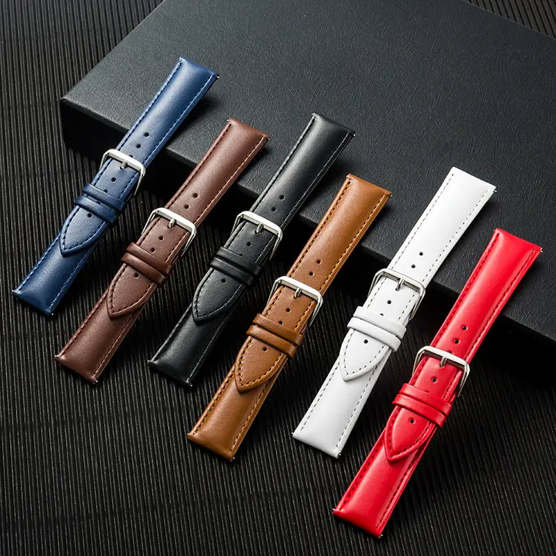 Strap Plain Bamboo Groove Leather