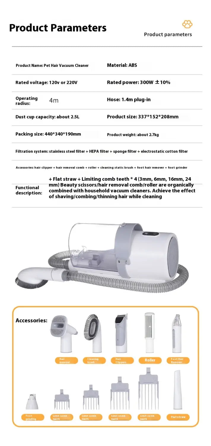 Professionaalsed lemmikloomade juuste lõikurid seavad koertele ja kassidele elektrilise hoolduskomplekti