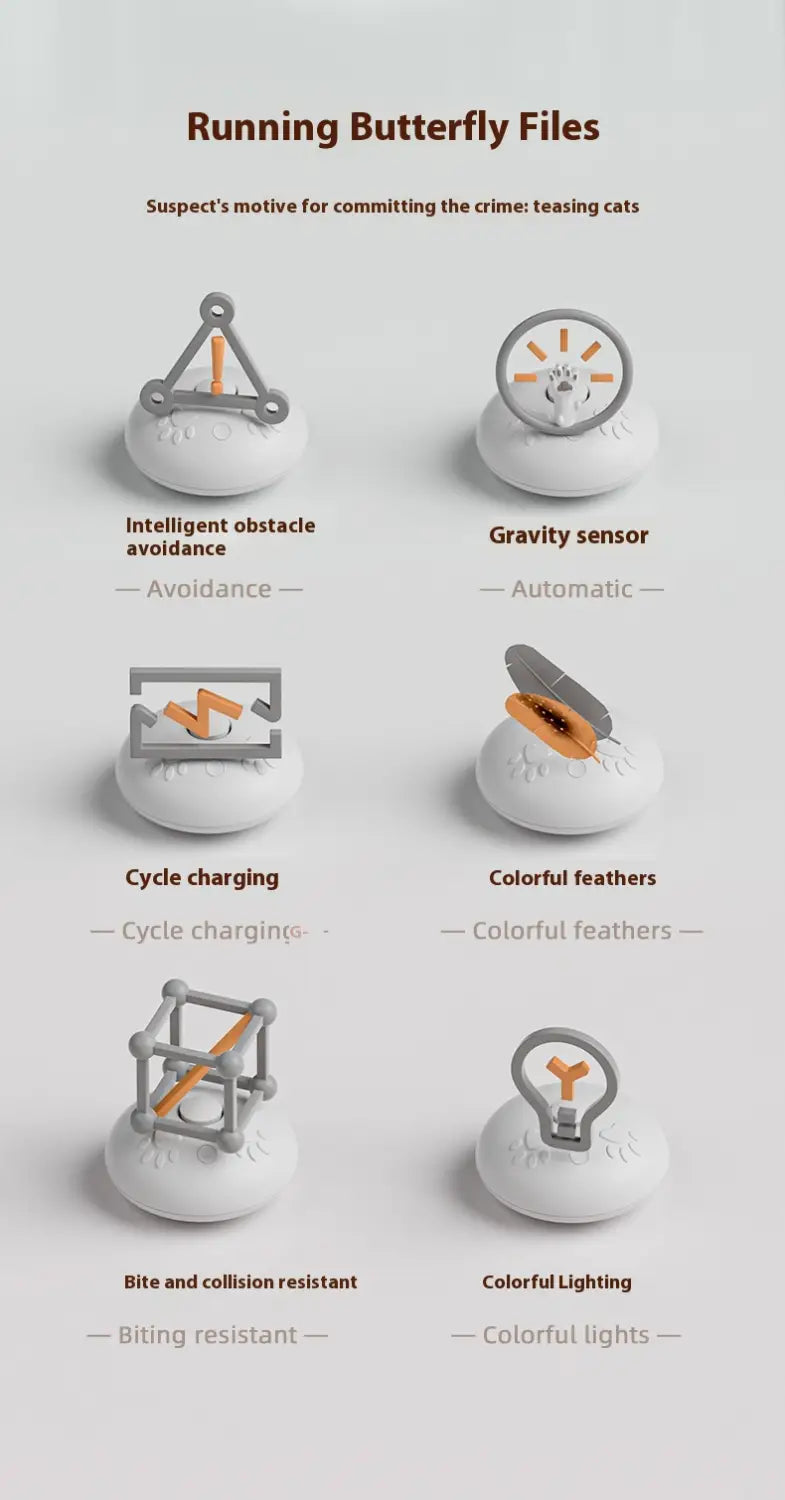 Interaktive Federkatze Spielzeug für Innenkatzen jagen und spiele Übung