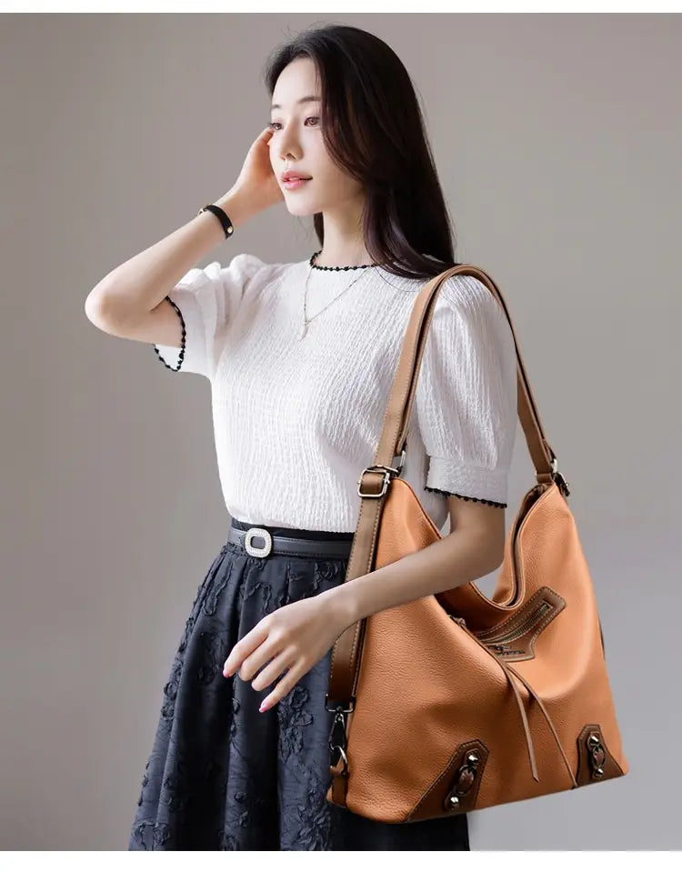 Large Capacity Multi Compartment Cross Body Bag in Durable Polyester Fabrics