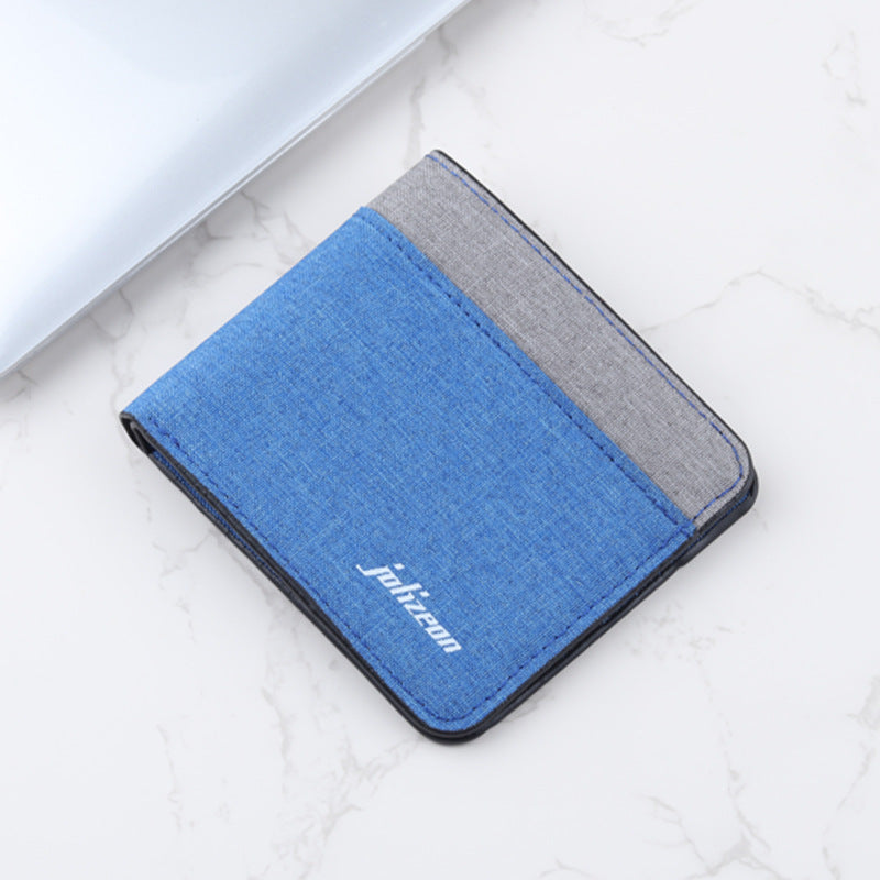 Personalized Trendy Niche Contrast Color Wallet Men’s Wallet - Trendy Contrast Color Wallet for Stylish Men