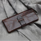 Men’s Casual Long Head Leather Money Clip - Men’s Genuine Leather Money Clip for Casual Cash Flow