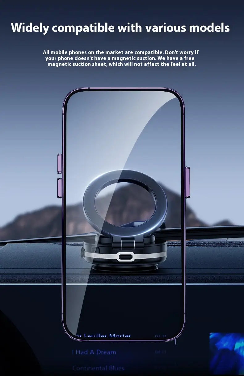 Navigation Special Magnetic Car Phone Holder with Vacuum Adsorption