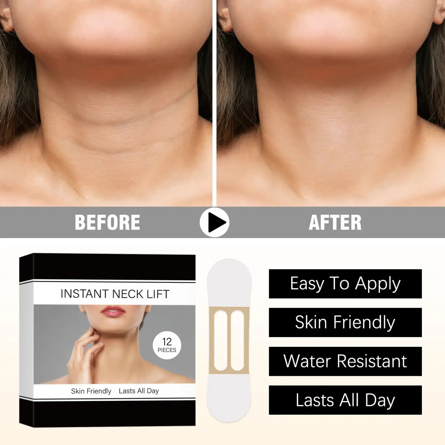 Custom Neck Label Stickers Waterproof Removable Adhesive Set of 12 Pack