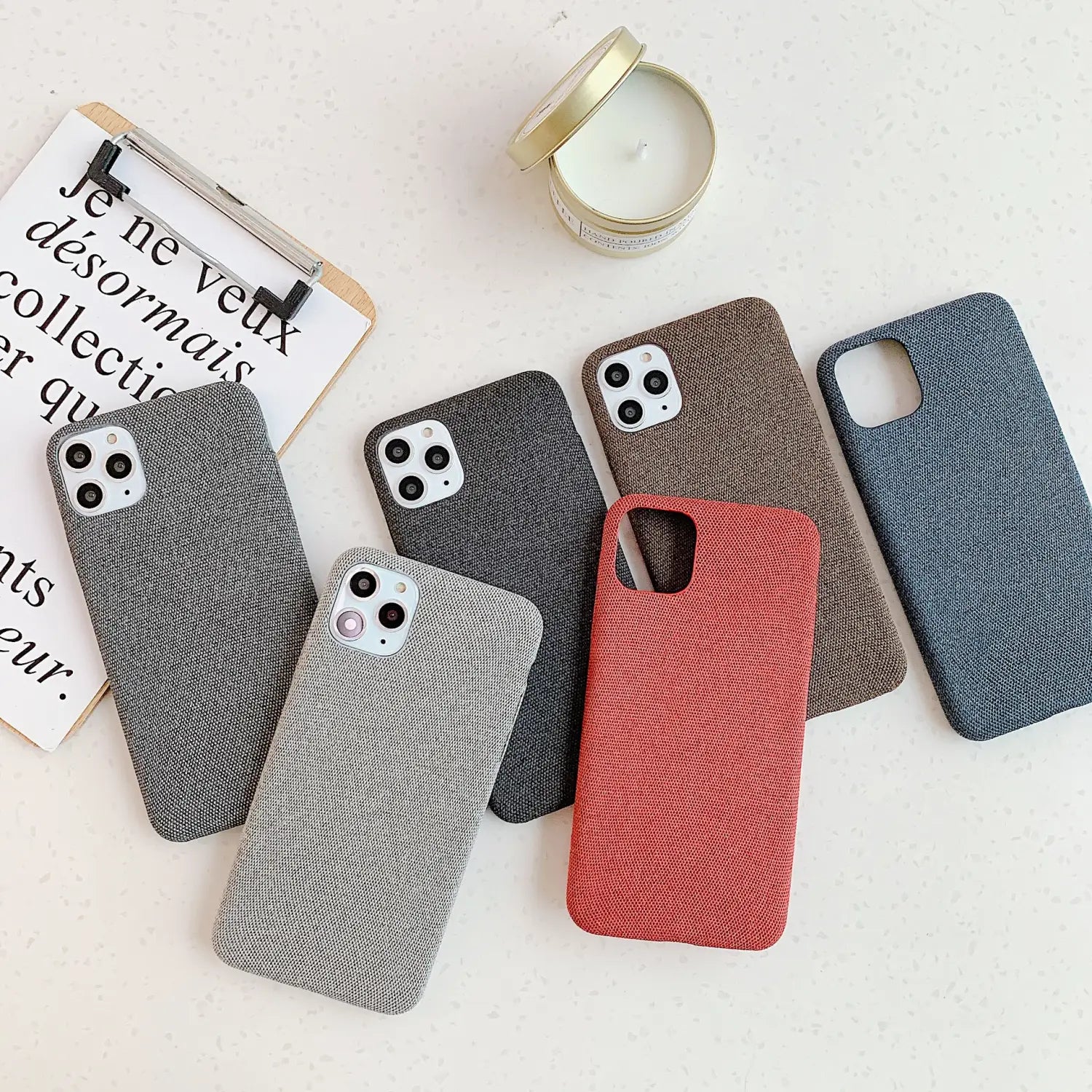Luo Qi Cloth Three-Pack in Solid Colors for Phone Cases