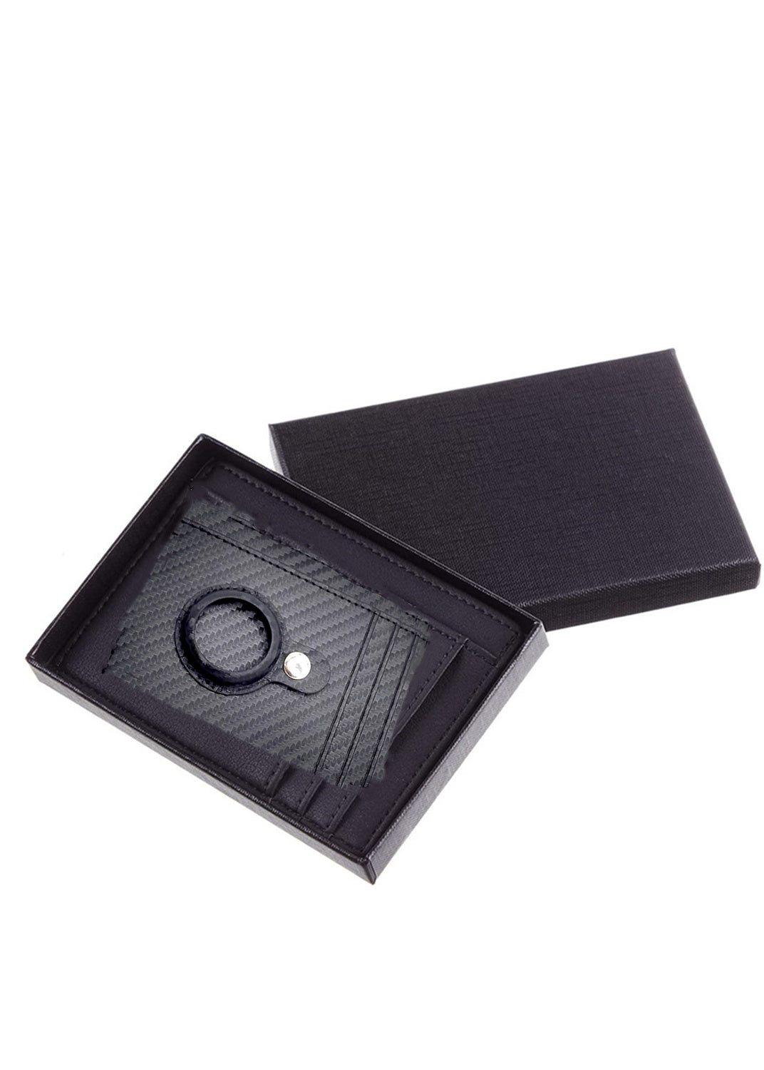 Anti-theft Swipe Card Holder Men’s Card Holder Wallet - Steal This Card Holder with Photo and Change Slots