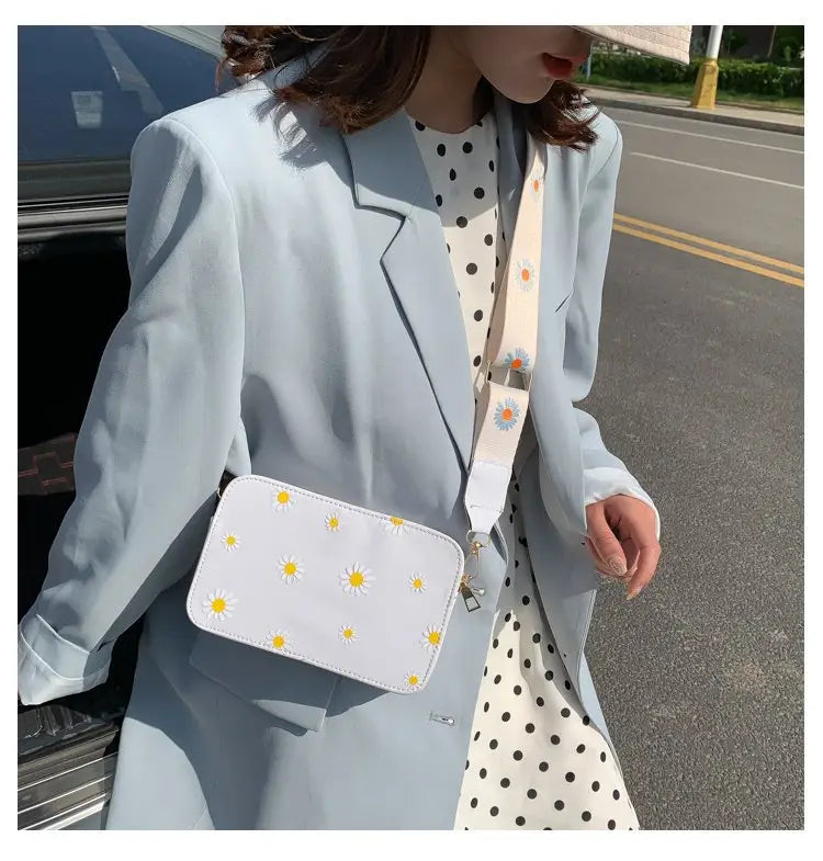 Crossbody PU -Leder -Umhängetasche für Frauen mit verstellbarem Riemen mehrfarbig