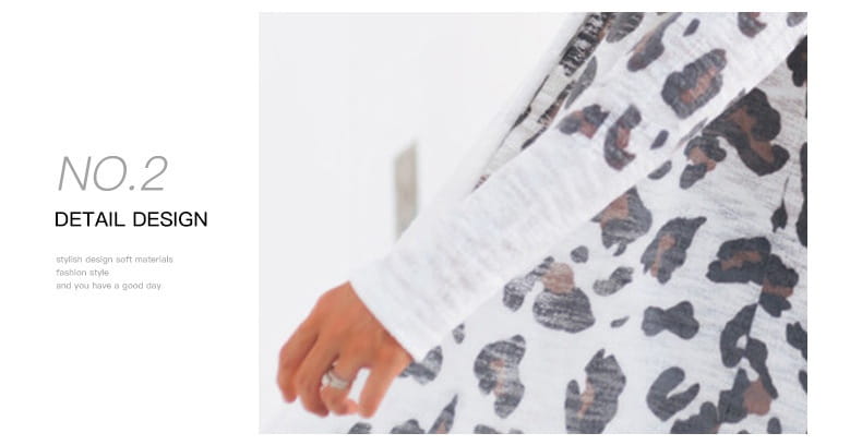 Liopard Priontáil Polar Poll Pollee Pocket Cardigan Loose Fit Streetwear Streetwear na mBan