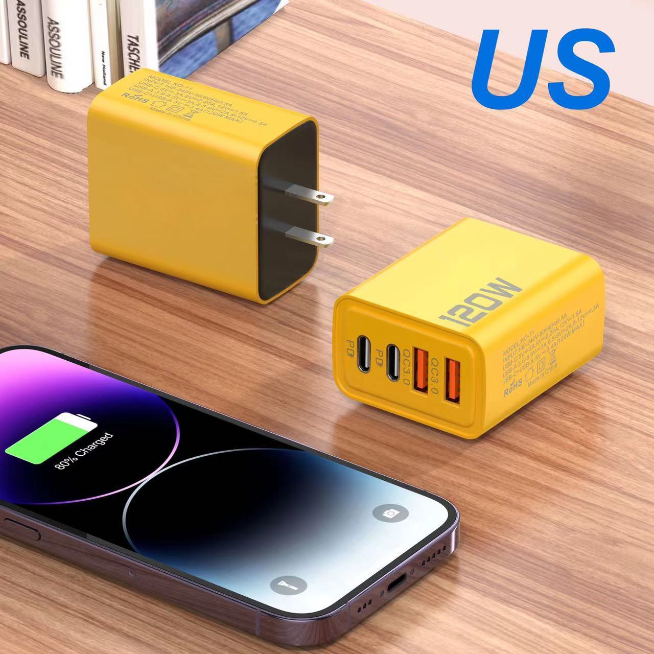 Double PD Double USB Charger - Double PD Double USB Charger for Power-Hungry Friends