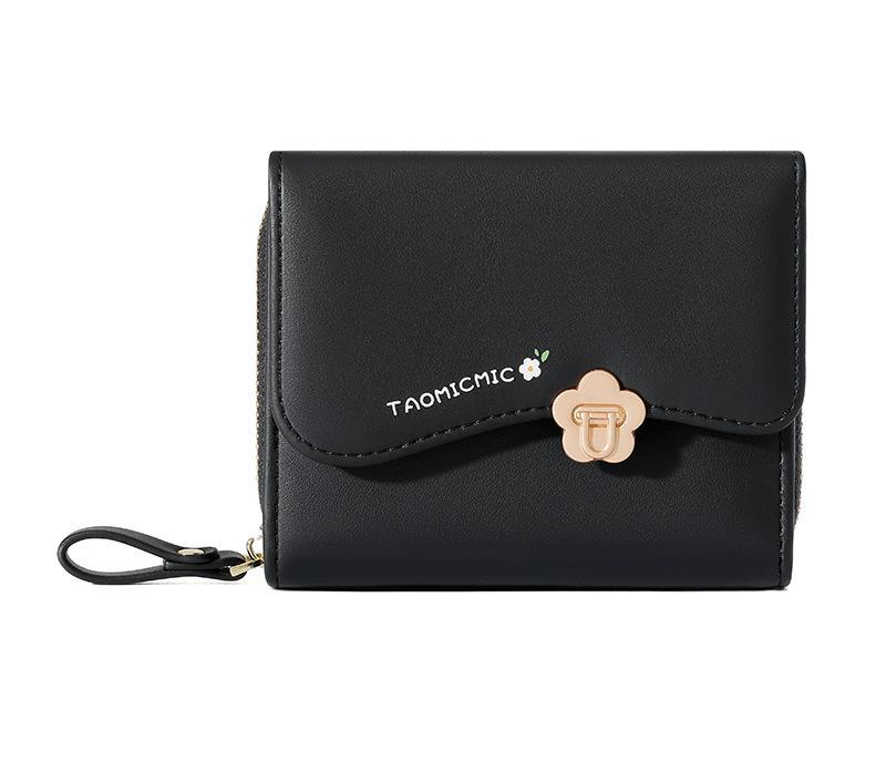 Flower Short European And American Ladies Wallet Fashion Design - Flower Power Wallets for Stylish Ladies on the Go