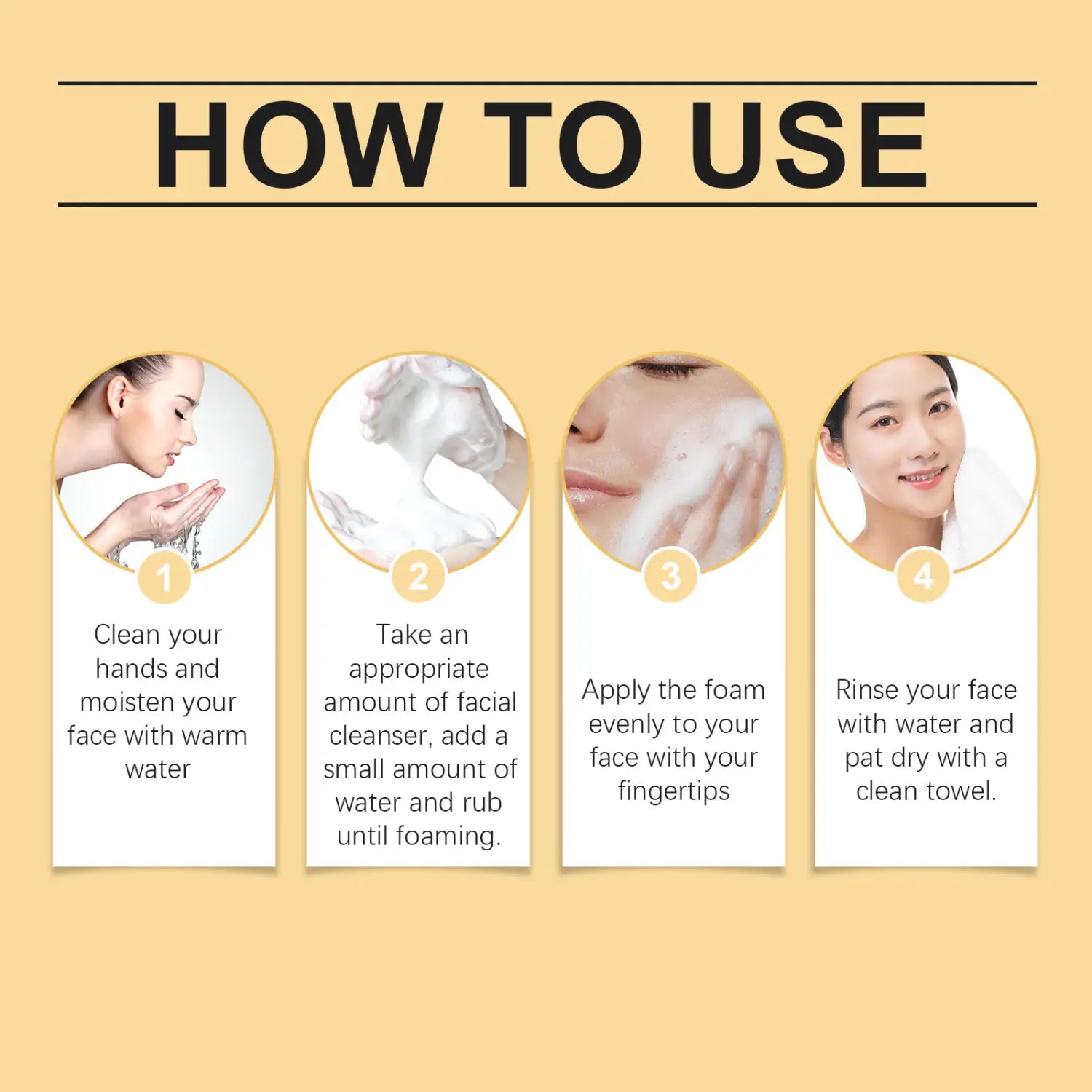 Rice Facial Cleanser Mild with Hyaluronic Acid and Coconut Oil