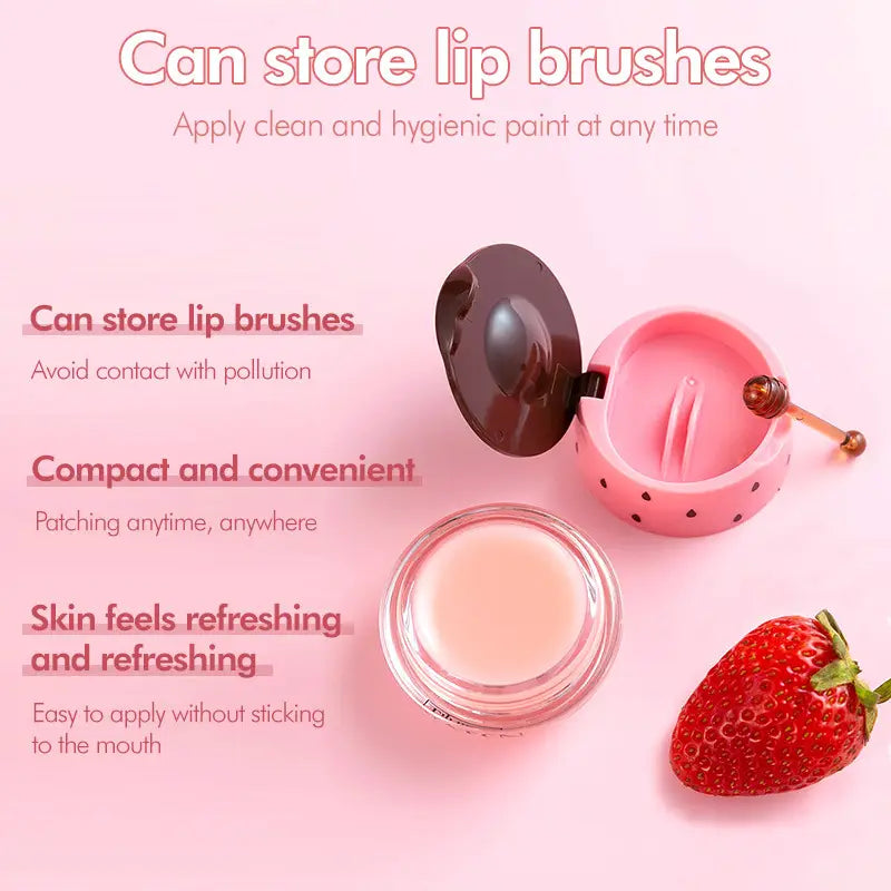 Strawberry Propolis Nourishing Moisturizing Lipstick for Healthy Lips