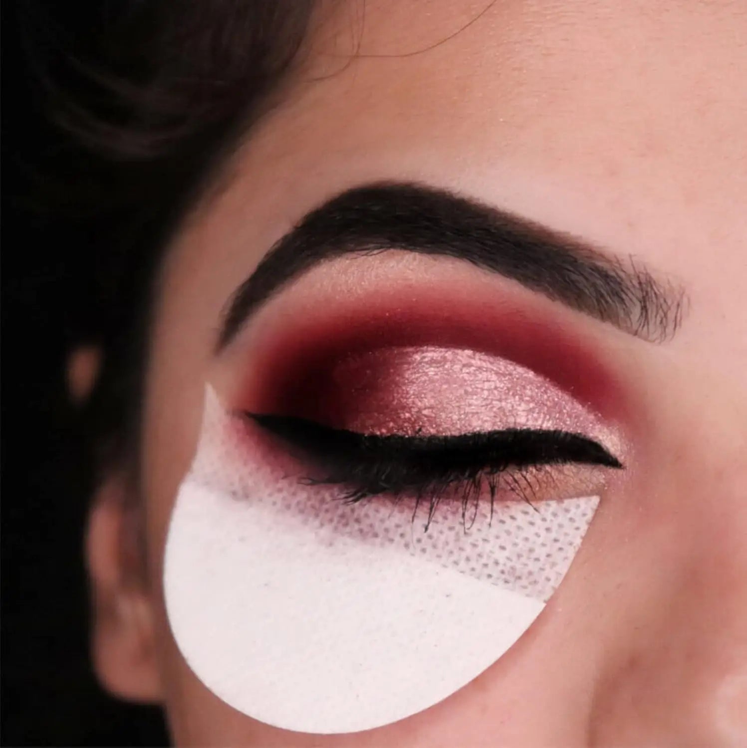 Half Moon Makeup Shield for Under Eye Protection and Lip