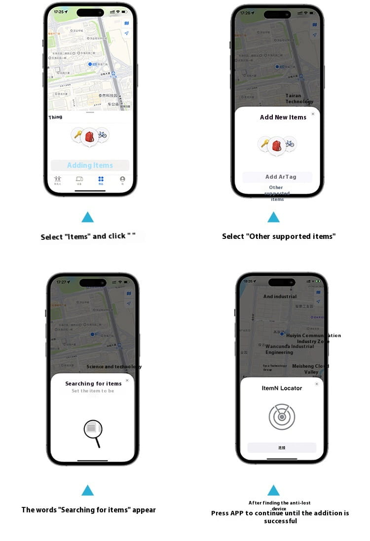 Collier de tracker GPS pour les chiens et les chats Locator de compagnie étanche Bluetooth