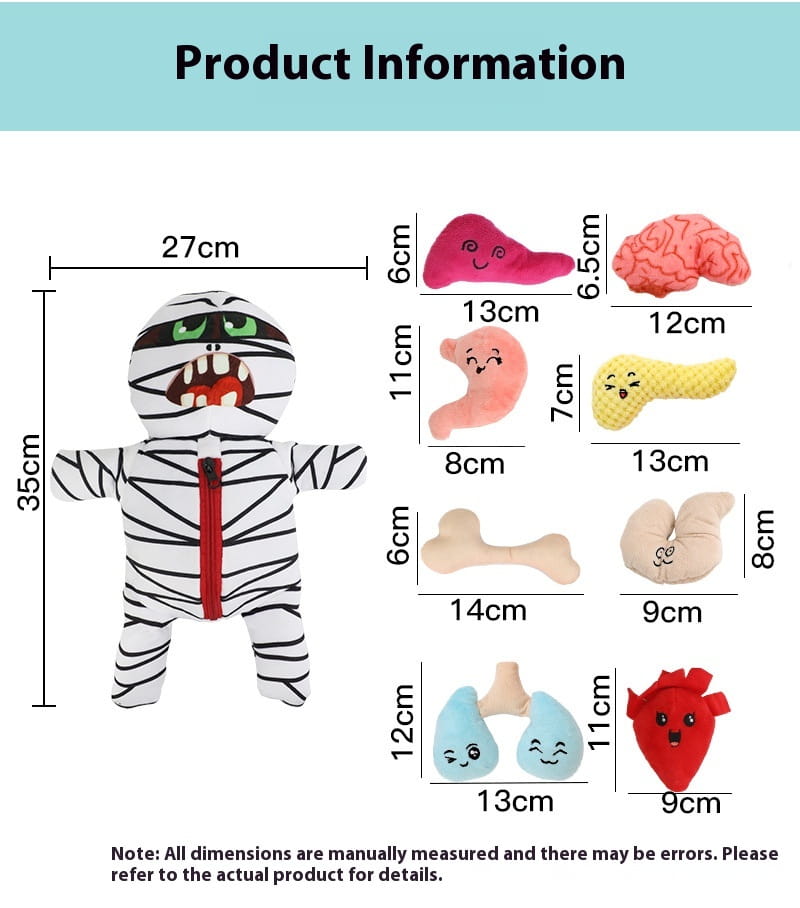 Puzzle i leczenie wydawania zabawek Pluszowy interaktywny dziewięć sztuk zestawu