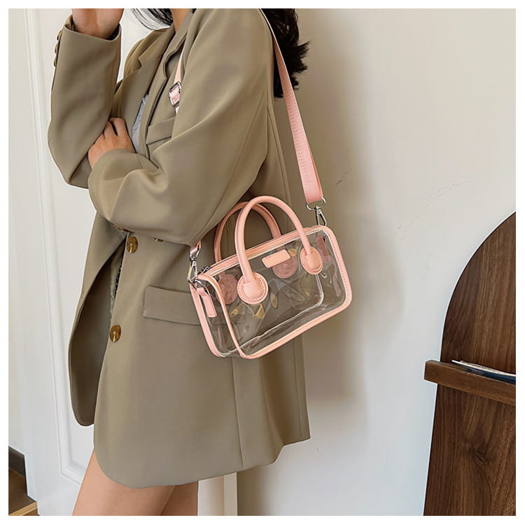 Liten plastreisekoffer Skulderveske for kvinner barn håndbagasje 23cm