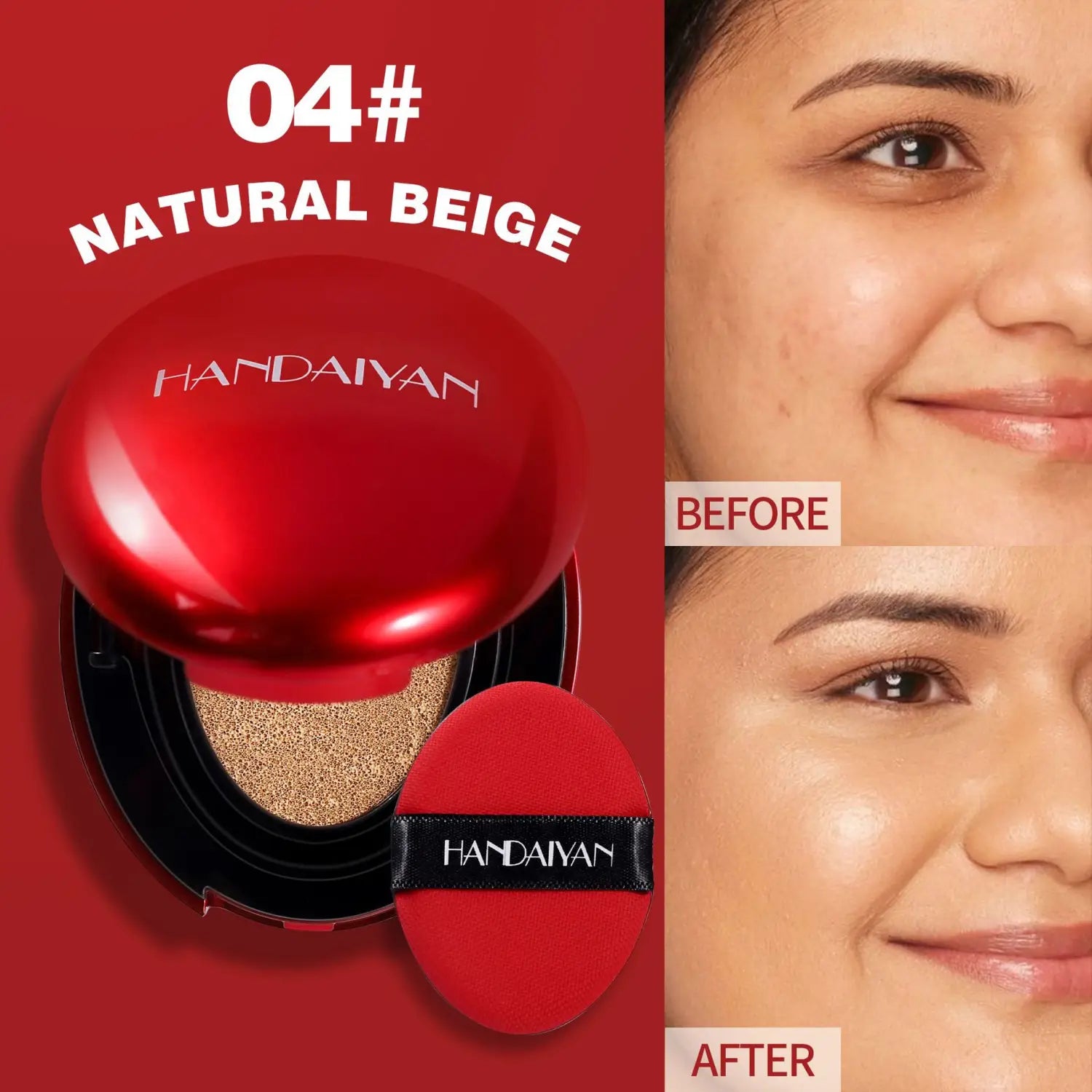 Colors Concealing Foundation with Lasting Moisturizing Air Cushion