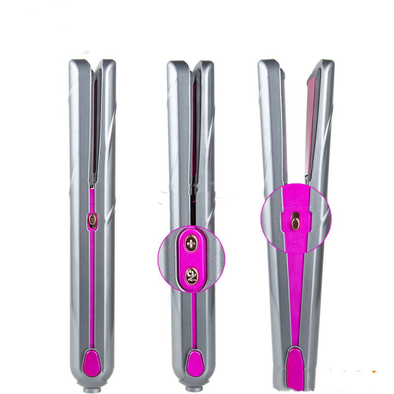 Portable Hair Straightener with 8000mAh Battery and USB Charging
