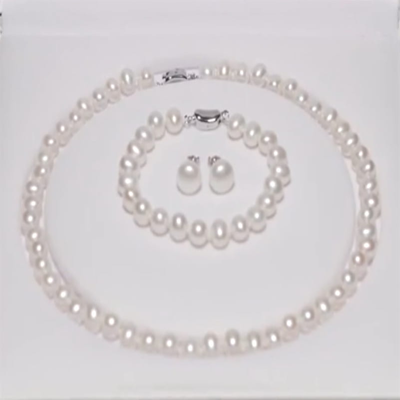 Natural Freshwater Pearl Yuanbao Knot Necklace Light Luxury High Sense