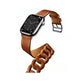 Calfskin Leather Watch Strap for 41/45mm Apple Watches Classic Feel - Feels Good Happy Wrists calfskin leather watch