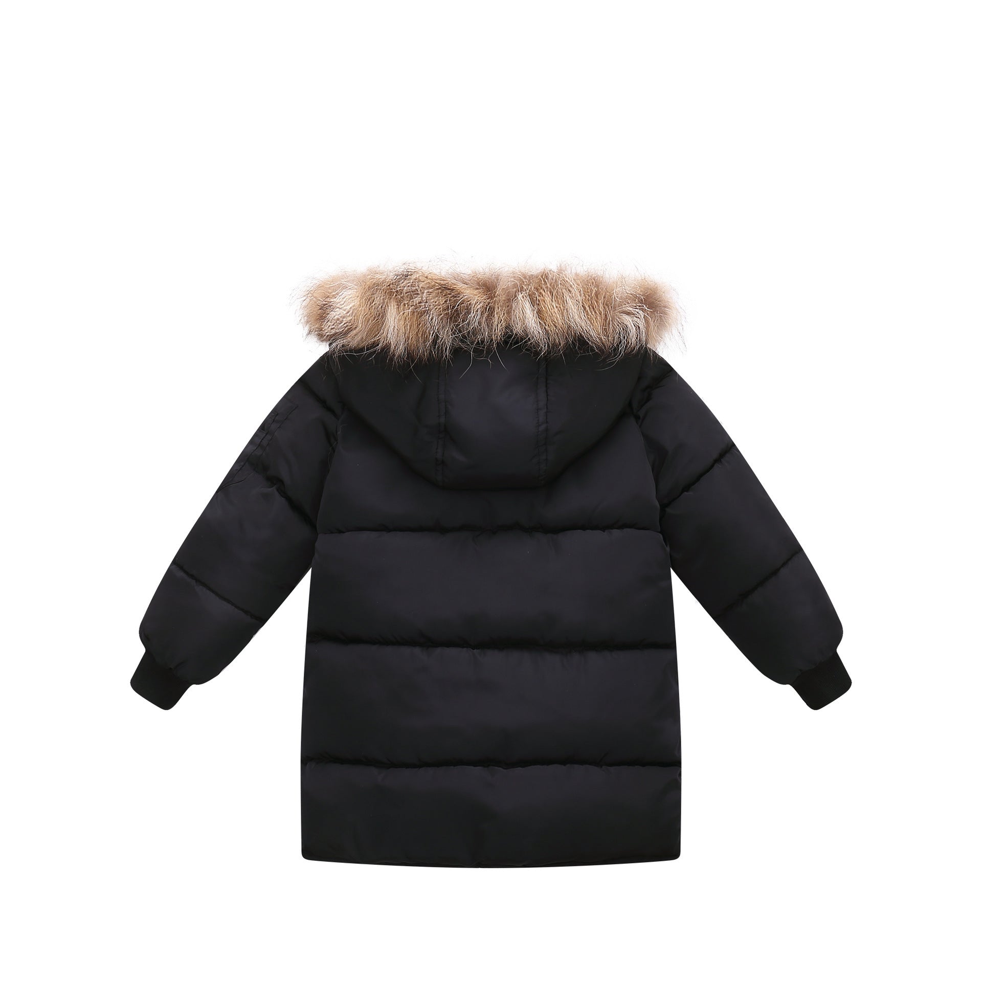 Camouflage Fur Collar Wadded Jacket with Detachable for Kids - Teleplus wadded jacket camouflage fur collar detachable