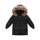 Camouflage Fur Collar Wadded Jacket with Detachable for Kids - Teleplus wadded jacket camouflage fur collar detachable