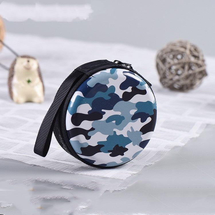 Camouflage Line Plant Storage Tinplate Wallet Military Fans for United States CHF - Tiny on the Go united states chf