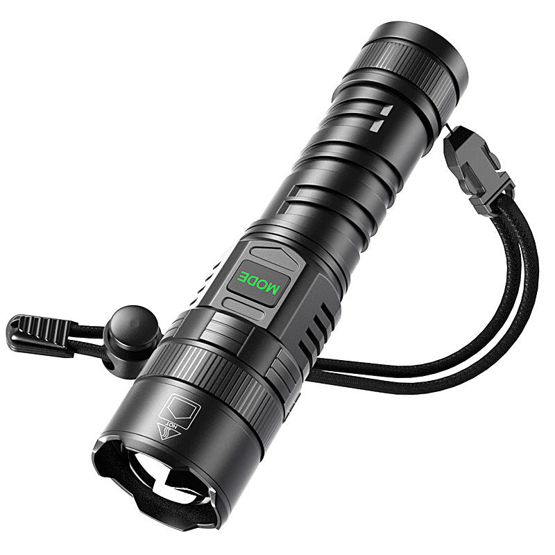 Camping Portable Flashlight with USB Charging Zoom and Battery Rack - Teleplus usb charging zoom electric camping