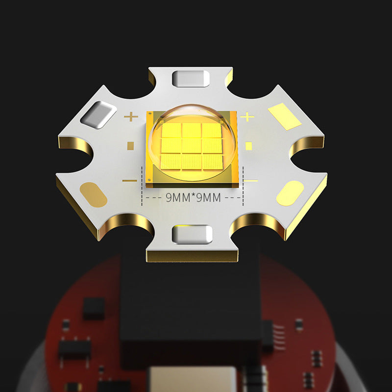 Camping Portable Flashlight with USB Charging Zoom and Battery Rack - Teleplus usb charging zoom electric camping